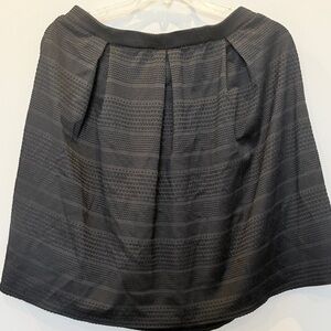 Studio 253 Black Mini Skirt Sz L Dobby AZ